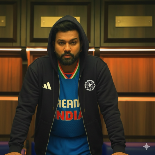 Team India Zipper — Black