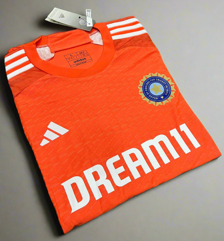 India's Orange Training Jersey (PLAYER VERSION)